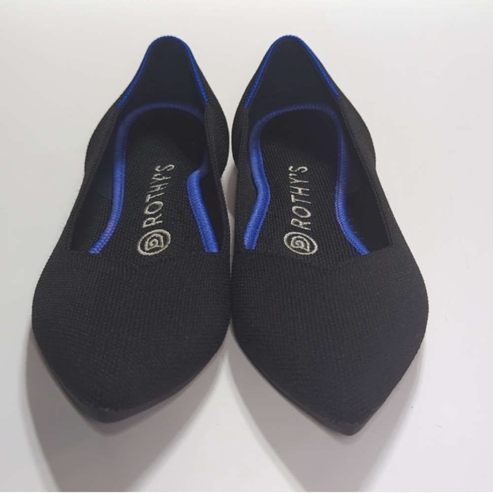 Rothy's Black and Blue Women's Flats